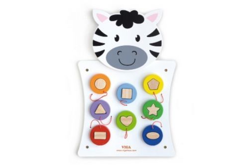 Vzdělávací nástěnná hračka - Zebra