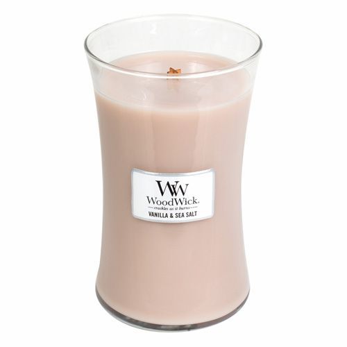 Woodwick Vonná Svíčka Vanilka & Mořská Sůl 609 G