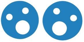 Nadlehčovací kroužky 160x27mm Modrá