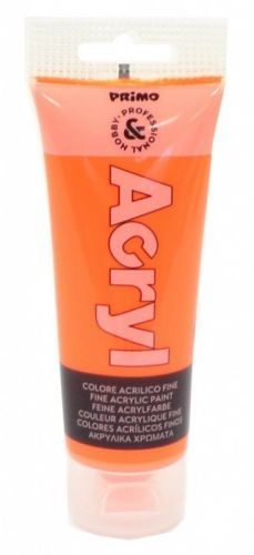 Akrylová barva Primo - Fluo oranžová 75 ml 75-250