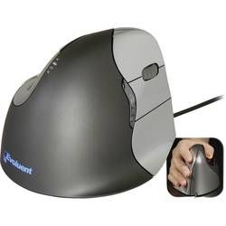 Optická Evoluent Vertical Mouse 4 VM4R VM4R, ergonomická, černá, stříbrná