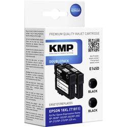 KMP Ink náhradní Epson T1811, 18XL kompatibilní Dual černá E145D 1622,4021