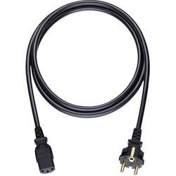 Napájecí kabel Oehlbach 17041, [1x zástrčka s ochranným kontaktem - 1x IEC C13 zásuvka 10 A], 3 m, černá