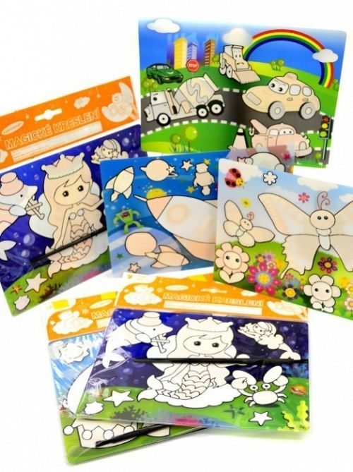 Anděl Magické kreslení se štětcem - mix - 1698