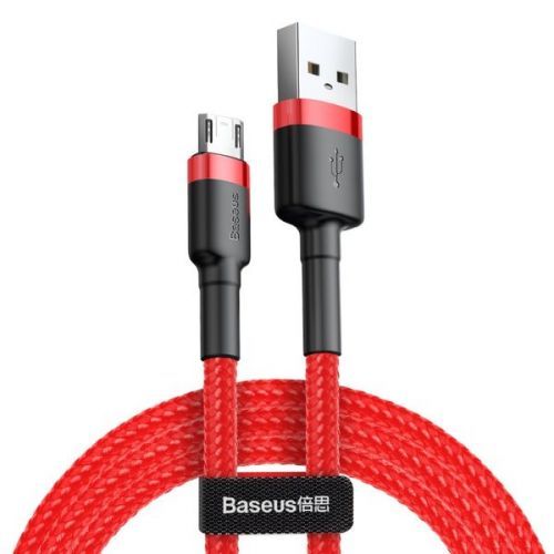 Baseus Cafule Datový Kabel Microusb, 2 M, Červená Camklf-c09