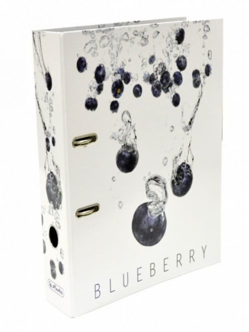 Herlitz Pořadač A4 – Blueberry, pákový, hřbet 8 cm