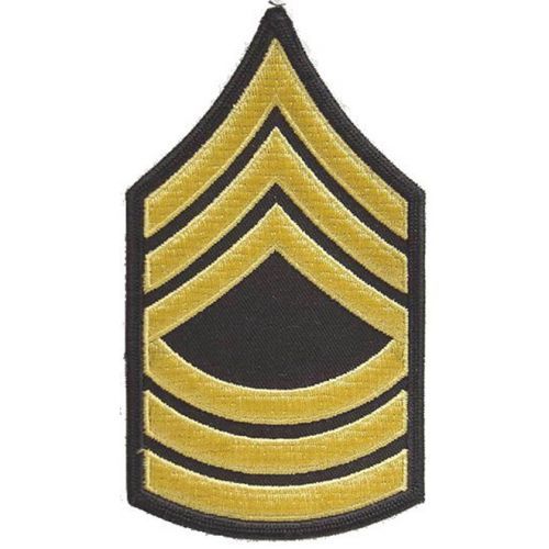 Nášivka: Hodnost US ARMY rukávová Master Sergeant béžová | hnědá