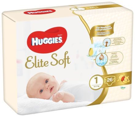 Huggies Elite Soft 1 – 26ks