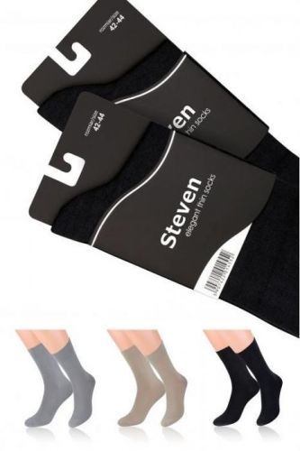 Pánské ponožky Steven Elegant art.107 - 42-44 - šedá
