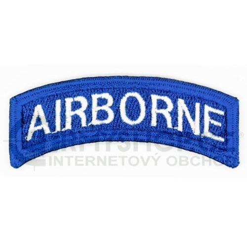 Nášivka: AIRBORNE - oblouček béžová | hnědá