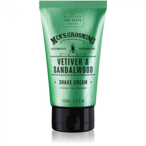 Scottish Fine Soaps Men’s Grooming Vetiver & Sandalwood krém na holení pro muže