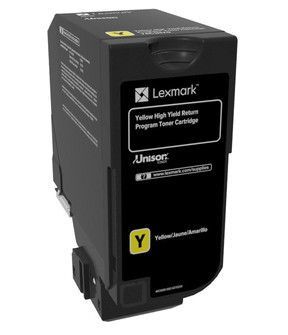 Lexmark - Vysoká výtěžnost - žlutá - originál - kazeta s barvivem LCCP, LRP - pro Lexmark CS725de, CS725dte