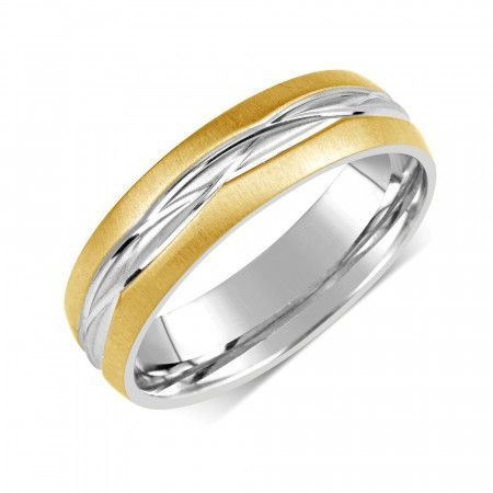 L`AMOUR snubní prsten pro muže i ženy z chirurgické oceli-obvod 52 mm, obvod