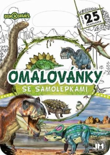 Dinosauři - Kreativní Bloky Se Samolepkami