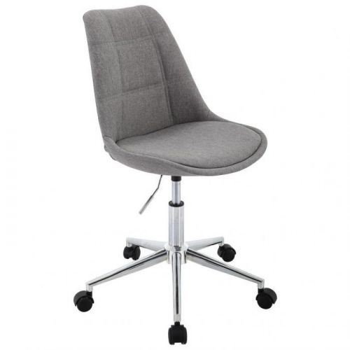 Otočná Židle Barvy Chromu Světle Šedá Carryhome