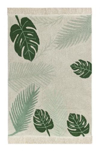 Lorena Canals koberce Ručně tkaný kusový koberec Tropical Green - 140x200 cm Zelená