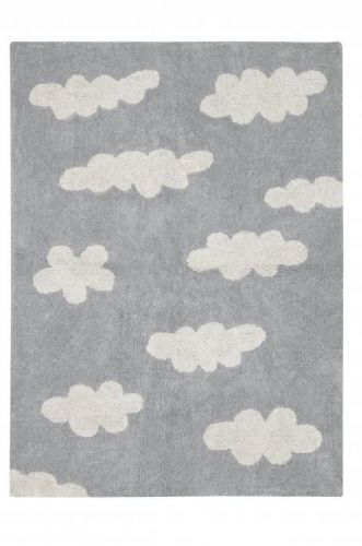 Lorena Canals koberce Ručně tkaný kusový koberec Clouds Grey - 120x160 cm Šedá