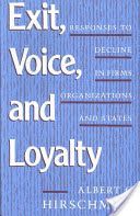 Exit, Voice and Loyalty - Responses to Decline in Firms, Organizations and States (Hirschman Albert O.)(Paperback)