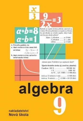 Algebra 8 učebnice