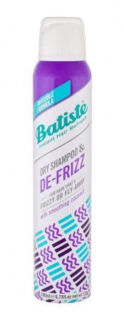 Batiste De-Frizz suchý šampon pro zacuchané a nepoddajné vlasy 200 ml pro ženy
