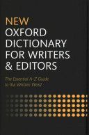 New Oxford Dictionary for Writers and Editors(Pevná vazba)