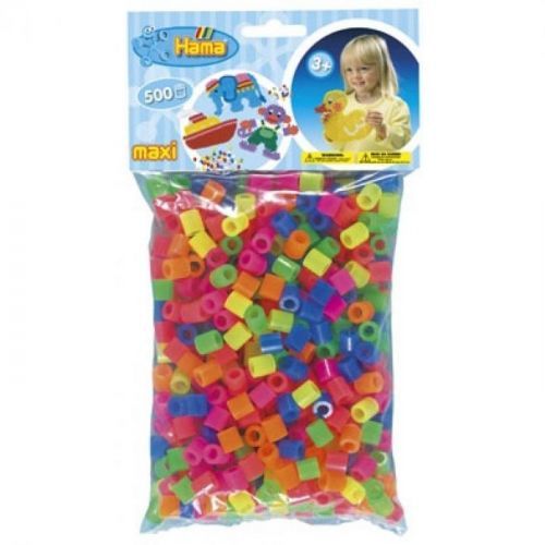 Hama H8472 - Mix korálků MAXI v sáčku 500 ks