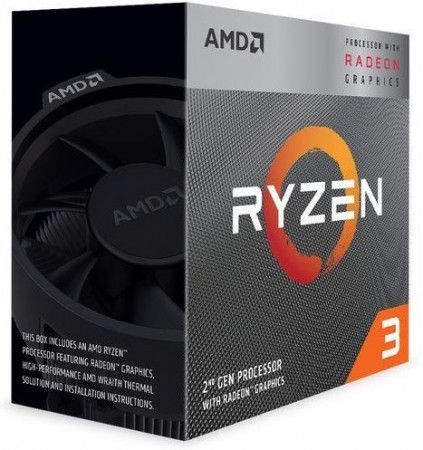 AMD Ryzen 3 4C/4T 3200G (3.6GHz,6MB,65W,AM4)/Radeon™ RX Vega 8/box + Wraith Stealth cooler,  YD3200C5FHBOX