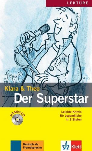 Der Superstar (Stufe 1) - Buch mit Mini-CD(Paperback)(v němčině)