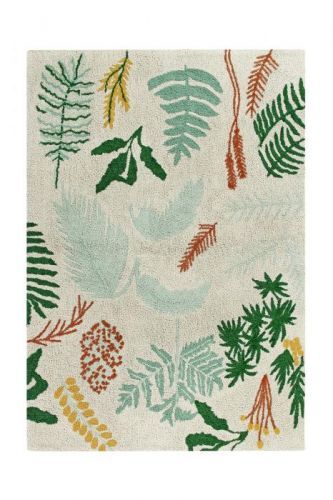 Lorena Canals koberce Ručně tkaný kusový koberec Botanic Plants - 140x200 cm Béžová