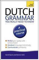 Dutch Grammar You Really Need to Know: Teach Yourself (Quist Gerdi)(Paperback)