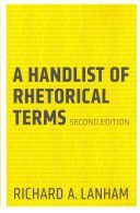 Handlist of Rhetorical Terms (Lanham Richard A.)(Paperback)