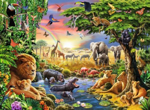 Puzzle U napajedla, 300 dílků - Ravensburger