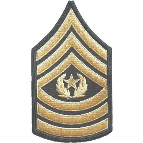 Nášivka: Hodnost US ARMY rukávová Command Sergeant Major béžová | hnědá