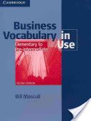 Business Vocabulary in Use Elementary to Pre-Intermediate with Answers (Mascull Bill)(Paperback)