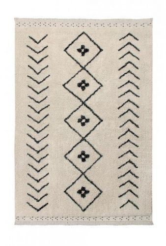 Lorena Canals koberce Ručně tkaný kusový koberec Bereber Rhombs - 120x170 cm Béžová