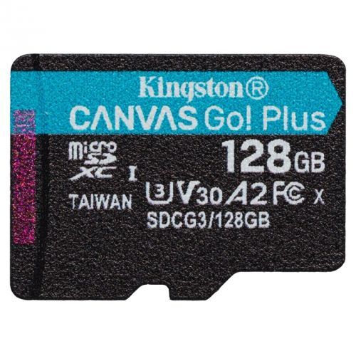 Paměťová karta Kingston Canvas Go! Plus MicroSDXC 128GB UHS-I U3 (170R/90W)