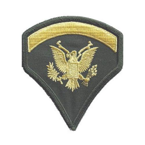 Nášivka: Hodnost US ARMY rukávová Specialist Fifth Class béžová | hnědá