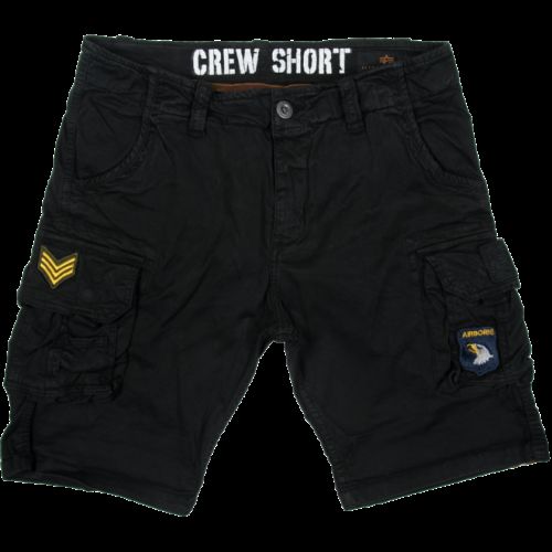 Alpha Industries Kalhoty krátké  Crew Short Patch černá 29