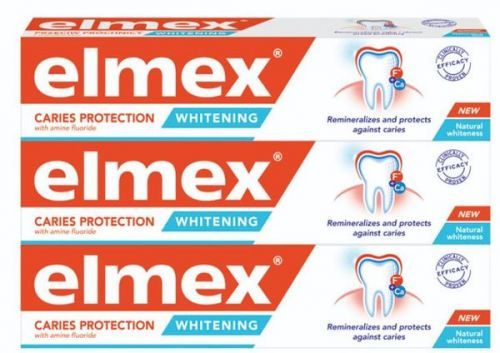 Elmex Zubní Pasta Caries Protection Whitening 3x 75 Ml