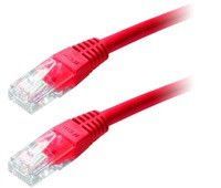 Patch kabel Cat6, UTP - 0,5m, červený