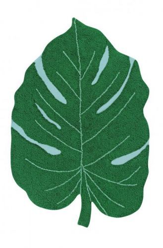 Lorena Canals koberce Ručně tkaný kusový koberec Monstera Leaf - 120x180 cm Zelená