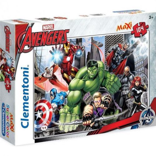 Clementoni Avengers Supercolor Puzzle Maxi 104 dílků