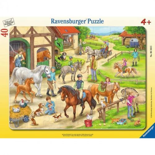 Ravensburger puzzle Na koňské farmě 40 dílků