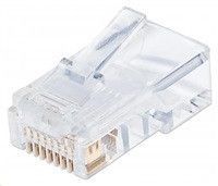 Intellinet konektor RJ45, Cat5e, UTP, 50µ, drát i lanko, 100 ks v nádobě