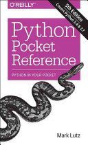 Python Pocket Reference (Lutz Mark)(Paperback)