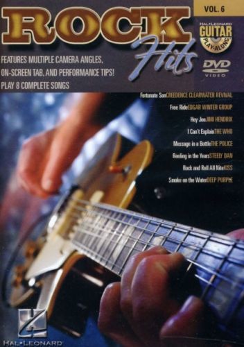 Guitar Playalong Dvd Volume 6 Rock Hits (Digital Versatile Disc)