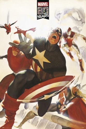 Posters Plakát, Obraz - Marvel - 80 Years Avengers, (61 x 91,5 cm)