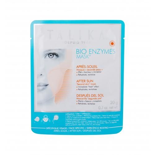 Talika Bio Enzymes Mask After Sun osvěžující plátýnková maska po opalování 20 g pro ženy
