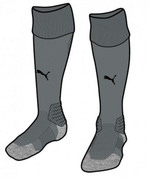 Štulpny Puma Team LIGA Socks Steel Gray- Black 70343813 Velikost 4