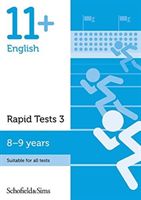 11+ English Rapid Tests Book 3: Year 4, Ages 8-9 (Schofield & Sims)(Paperback)